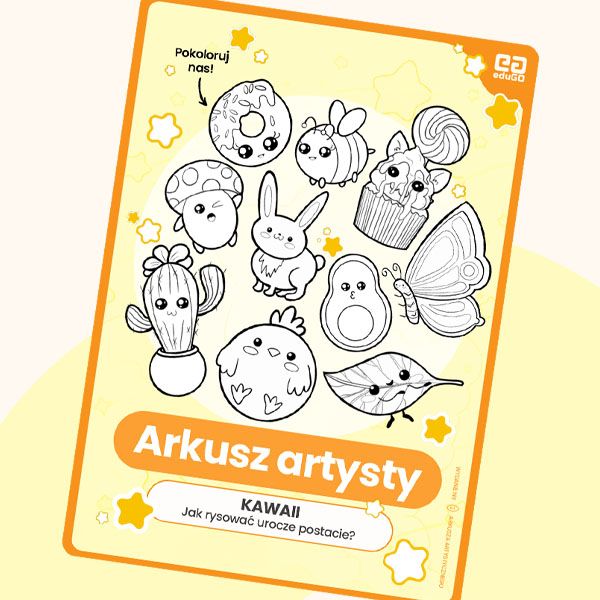 Urocze postacie Kawaii